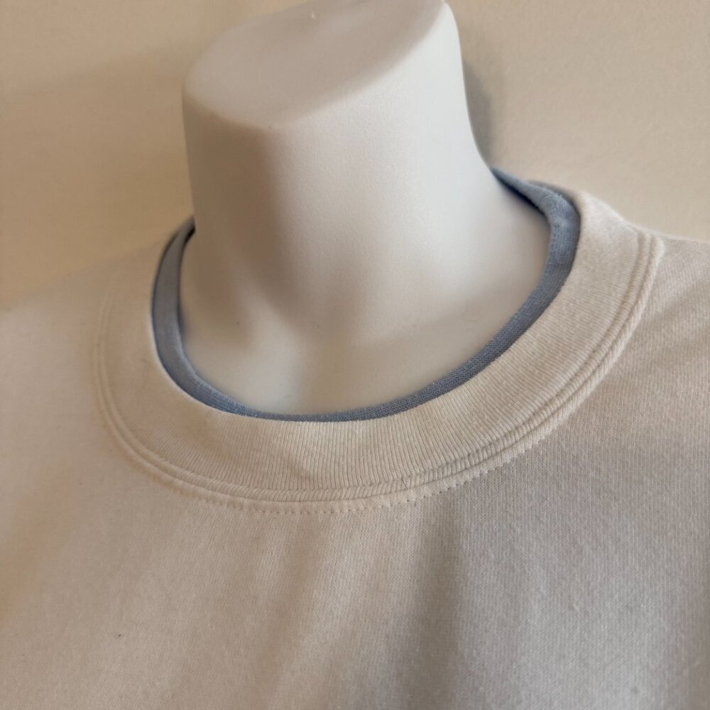 Vintage Rhinestone Snowman Sweatshirt | Decorated Originals | Size L - Picture 8 of 12